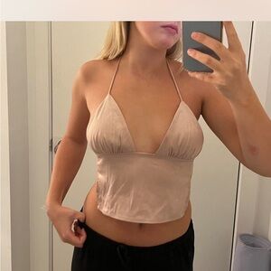 REVOLVE Blush Halter Top